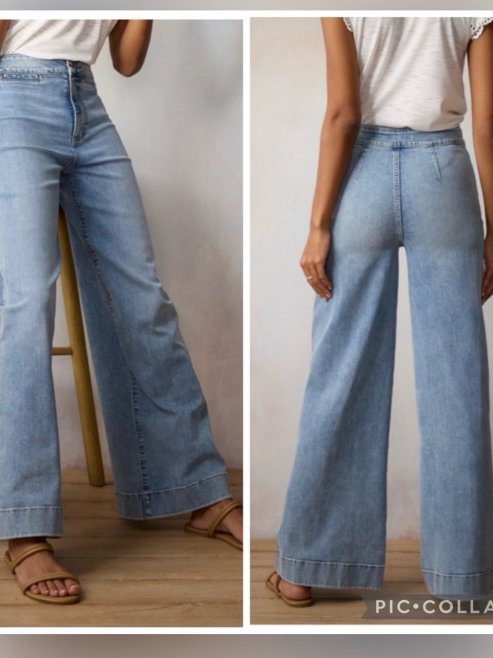 Lauren Conrad High-Rise Wide-Leg Jeans